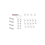 Kit Montaggio Completo Tetto Inclinato 6 Moduli WURTH staffe montaggio
