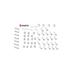 Kit Montaggio Completo Tetto Inclinato 10 Moduli WURTH staffe regolabili