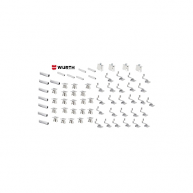 Kit Montaggio Completo Tetto Inclinato 12 Moduli WURTH staffe regolabili