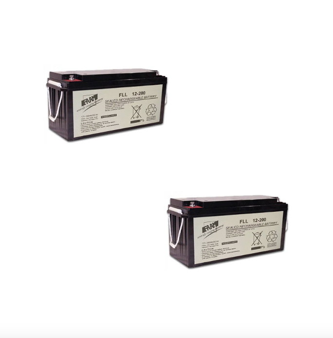 Banco Batteria 24V Stazionaria 200Ah 12V Faam Agm Fll200-12 x uso Fotovoltaico Banco Batteria 24V Stazionaria 200Ah 12V Faam Agm Fll200-12 x uso Fotovoltaico