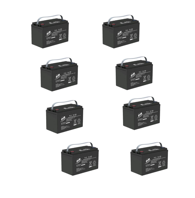 Banco Batteria 48V Stazionaria 300Ah 12V Faam Agm Fll150-12 x uso Fotovoltaico Banco Batteria 48V Stazionaria 300Ah 12V Faam Agm Fll150-12 x uso Fotovoltaico