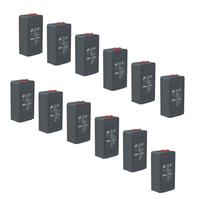Banco Batteria 24V Stazionaria 200Ah 2V Faam Agm Fll200-2 x uso Fotovoltaico Banco Batteria 24V Stazionaria 200Ah 2V Faam Agm Fll200-2 x uso Fotovoltaico