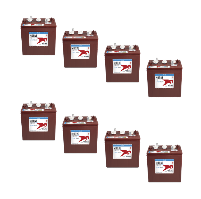 Banco Batteria 24V 210Ah Trojan deep cycle ciclica 1200cicli T105+ acido libero x Fotovoltaico Banco Batteria 24V 210Ah Trojan deep cycle ciclica 1200cicli T105+ acido libero x Fotovoltaico