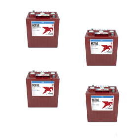 Banco Batteria 12V 490Ah Trojan deep cycle ciclica 1200cicli TE35 acido libero x Fotovoltaico