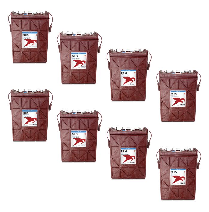 Banco Batteria 24V 840Ah Trojan deep cycle ciclica 1200cicli TR-L16P-AC acido libero x Fotovoltaico Banco Batteria 24V 840Ah Trojan deep cycle ciclica 1200cicli TR-L16P-AC acido libero x Fotovoltaico