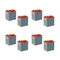 Banco Batteria 12V 960Ah Piastra Corazzata Tubolare NBA 3TU6E C20 240Ah 6V X Fotovoltaico 1200cicli