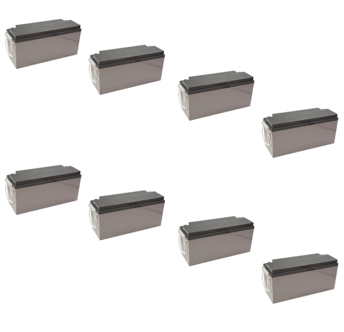 Banco Batteria Ciclica 600Ah 12V E Agm x uso 150Ah Fotovoltaico Deep cycle Long Life Banco Batteria Ciclica 600Ah 12V E Agm x uso 150Ah Fotovoltaico Deep cycle Long Life