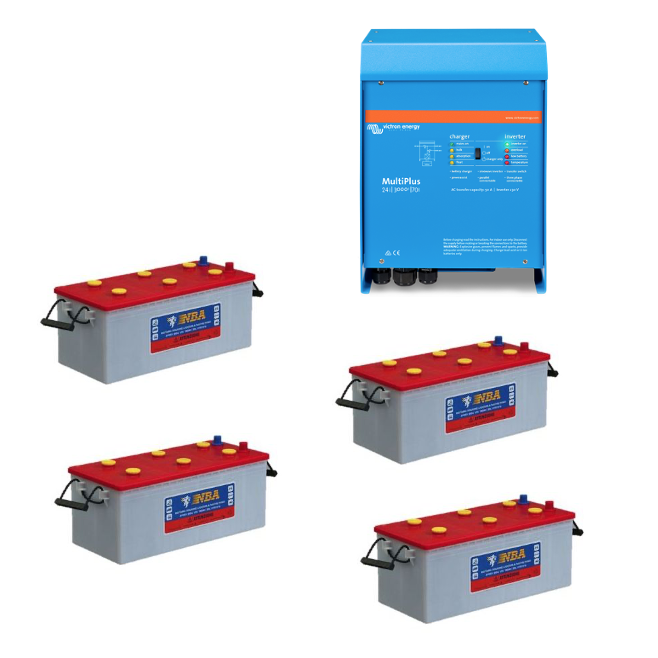 Kit Inverter Victron energy 48V 3000VA caricabatterie PMP483021010 Batteria NBA 200Ah 7TG12N Kit Inverter Victron energy 48V 3000VA caricabatterie PMP483021010 Batteria NBA 200Ah 7TG12N