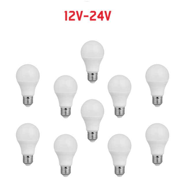 Lampadina 12-24V 10pz Classica LED 9-30V 10W 890lm 3000K E27 angolo 180° Lampadina 12-24V 10pz Classica LED 9-30V 10W 890lm 3000K E27 angolo 180°
