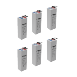 Banco Batteria OpzV 200Ah 12V GEL Faam 4STG50 deep cycle ciclica LONG LIFE made in Italy top di gamma