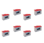 Banco Batteria 48V Piastra Corazzata Tubolare C20 314Ah X Fotovoltaico 1200cicli BTT12118