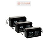 Banco Batteria AGM 450Ah 12V REVOLEAD 12Volt LDC12-150 x uso Fotovoltaico deep cycle iva 10%