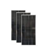 Stock 3pz Pannello Solare 200W 12V Monocristallino x camper nautica Fotovoltaico 9 busbar