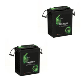 Banco Batteria GEL 290Ah 12V C20 Ciclica Zenith Agm ZGEL060125 6V x Fotovoltaico NUOVO MODELLO
