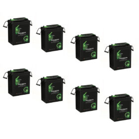 Banco Batteria GEL 1160Ah 12V C20 Ciclica Zenith Agm ZGEL060125 6V x Fotovoltaico NUOVO MODELLO