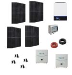 Kit 10KWp Off Grid Pannello Solare FUTURA SUN 410W Fotovoltaico Monocristallino Inverter Monofase 8KWh + batteria litio 14kwh