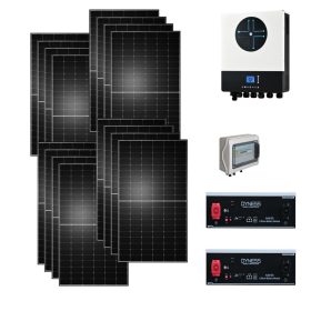 Kit Off grid 8Kwp Pannello Solare Tongwei Shingled 445Wp TWMNH-48HD445 inverter 8Kwh con batterie Dyness litio 10KWh