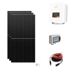 Kit solare 1,5Kwp On Grid con pannelli Tongwei 500Wp inverter di rete solis S6-GR1P0.7K-M quadro di campo