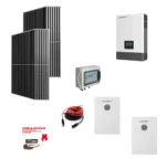 Kit Off grid Baita no rete autoconsumo 7Kwp Pannello Solare JINKO SOLAR 490Wp TIGER NEO Monocristallino Inverter 6Kwh regolatore 2 ingressi + Batteria litio 200Ah 10Kwh Luxpower
