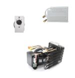 Kit refrigerazione Frigo vitifrigo 40lt compressore ND35 12/24V Evaporatore a piastra PT1 con giunti rapidi e termostato made in italy