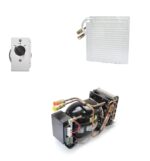 Kit refrigerazione Frigo vitifrigo 210lt compressore ND50 12/24V Evaporatore a piastra PT9 con giunti rapidi e termostato made in italy