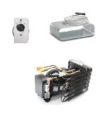 Kit refrigerazione Vano FRIGO con celletta FREEZER vitifrigo 150lt compressore ND35 12/24V Evaporatore Scatolato S3 con giunti rapidi e termostato