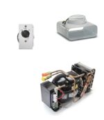 Kit refrigerazione Vano FRIGO con celletta FREEZER vitifrigo 210lt compressore ND50 12/24V 220V Evaporatore Scatolato S7 con giunti rapidi e termostato