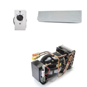 Kit refrigerazione FREEZER vitifrigo 30lt compressore ND50 12/24V Evaporatore a piastra PT10 con giunti rapidi e termostato made in italy