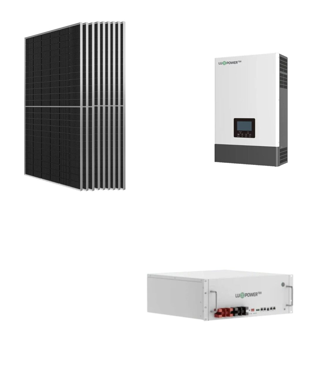 Screenshot Kit Off grid autoconsumo 4,5Kwp Pannello Solare TONGWEI BIFACCIALE 450Wp Monocristallino Inverter Luxpower 6Kwh con regolatore + Batteria litio 5Kwh - immagine 1