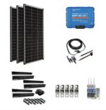 Kit Solare Isola 12V 600Wp Camper Nautica regolatore mppt Victron Pannello monocristallino