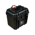 Batteria al litio 24V impermeabile Ultimatron da 25,6 V 50 Ah 1280 Wh LiFePO4 Smart BMS con Bluetooth Display LCD