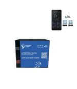 Batteria al litio Ultimatron 12.8V 620Ah 7936Wh LiFePO4 Smart BMS con Bluetooth integrato per fotovoltaico top di gamma made in Europa