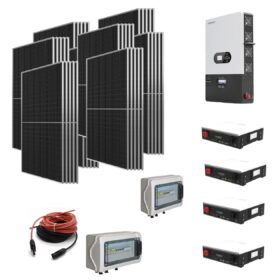 Kit OFF GRID/ ON GRID Autoconsumo 18Kwp Pannello Solare HYUNDAI 500Wp Inverter 12Kwh LUXPOWER con regolatore  + Batteria litio 20Kwh + QUADRO BYPASS RETE ISOLA