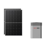 Kit Plug&Play Autoconsumo WECO 860Wp Balcone competo di pannelli solari 430W + inverter 800W + accumulo da 2KWh + staffe - immagine 2